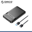 ORICO-2577U3-V1 ENCLOSURE PARA HDD/SSD SATA FORMATO 2.5" USB 3.0 (PN:2577U3-V1-BK-EP-HW)
