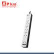 SUPRESOR DE PICO WHITE A+ PLUS 6 TOMAS + 4 USB 3.0 CON CABLE DE 1.80 METROS (PN:GP-I-550/6P)