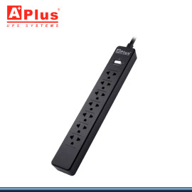 SUPRESOR DE PICO A+ PLUS 7 TOMAS CON CABLE DE 1 METRO (PN:GP-I-550/7P)