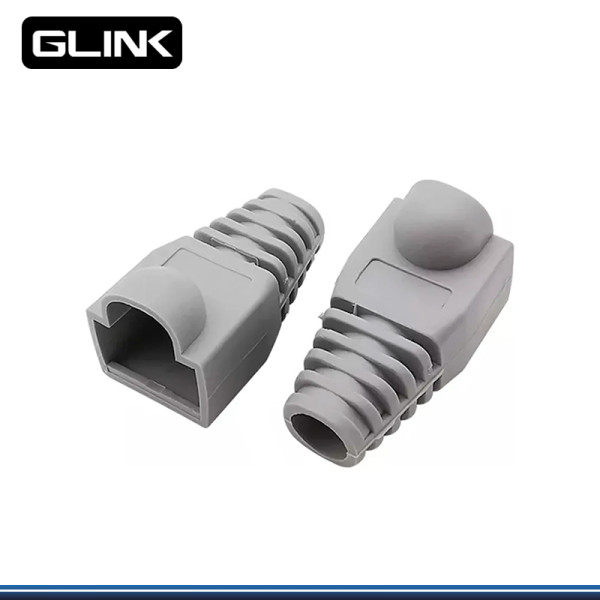 CAPUCHA PLASTICA GLINK RJ45 PLOMO x 100 UNIDADES EN BOLSA