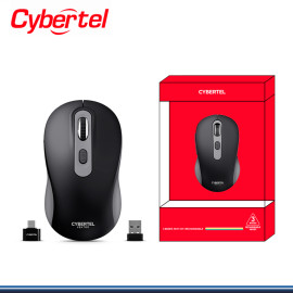 MOUSE CYBERTEL VEKTOR CYB M708-3M BLACK RECARGABLE CONEXION WIRELESS & BLUETOOTH