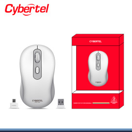 MOUSE CYBERTEL VEKTOR CYB M708-3M WHITE RECARGABLE CONEXION WIRELESS & BLUETOOTH