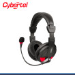 AUDIFONO CYBERTEL CYCLONE CYB H370R-U RED CON MICROFONO CONEXIÓN USB 2.1