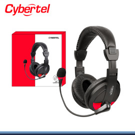 AUDIFONO CYBERTEL CYCLONE CYB H370R-U RED CON MICROFONO CONEXIÓN USB 2.1