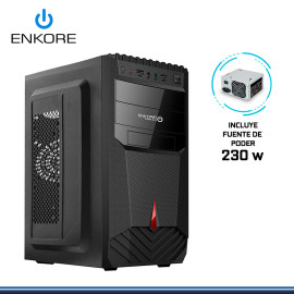 CASE ENKORE FORTEX ENK C2002 BLACK CON FUENTE 230W USB 2.0