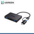 LECTOR DE MEMORIAS UGREEN 45167 USB 3.0/USB-C 4 EN 1 (PN:45167)