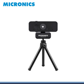 WEBCAM MICRONICS QUANTUM MIC W700 BLACK QHD 2K CONEXION USB + TRIPODE