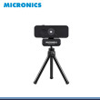 WEBCAM MICRONICS QUANTUM MIC W700 BLACK QHD 2K CONEXION USB + TRIPODE