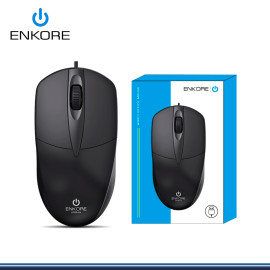 MOUSE ENKORE URBAN EKM 102 NEGRO CONEXION WIRED USB