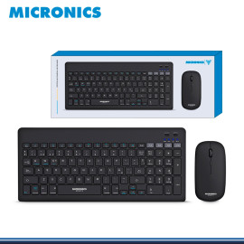KIT MICRONICS SPIRIT 3 - MIC WT800 3M BLACK WIRELESS BLUETOOTH TECLADO + MOUSE