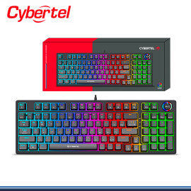 TECLADO CYBERTEL STRIKER CBX K1005+ RGB MECANICO CONEXION WIRED USB