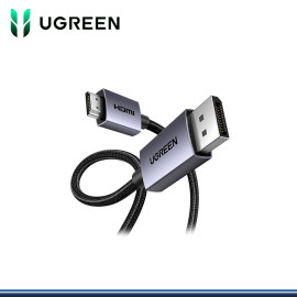 CABLE UGREEN DISPLAYPORT A HDMI RESOLUCIÓN 4K DE 2 METROS (PN:35842)