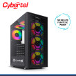 CASE CYBERTEL EXPLORER CBX 5006 RGB SIN FUENTE VIDRIO TEMPLADO USB 3.0/USB 2.0