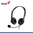 AUDIFONO GENIUS HS-230U BLACK CON MICROFONO CONEXION USB-C (PN:31710021403)