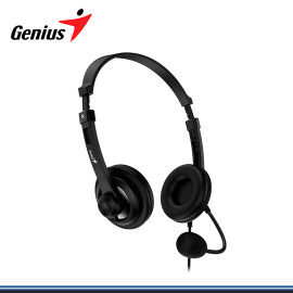 AUDIFONO GENIUS HS-230U BLACK CON MICROFONO CONEXION USB-C (PN:31710021403)
