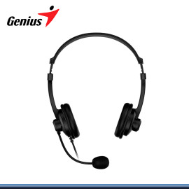 AUDIFONO GENIUS HS-230U BLACK CON MICROFONO CONEXION USB-C (PN:31710021403)
