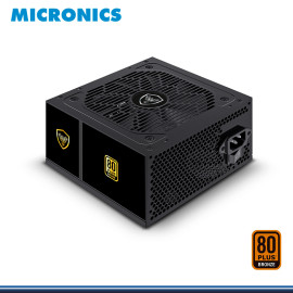 FUENTE DE PODER MICRONICS MIC P80B 500W 80 PLUS BRONZE