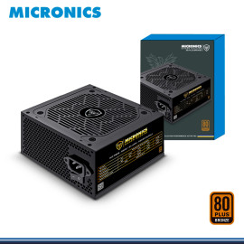 FUENTE DE PODER MICRONICS MIC P80B 500W 80 PLUS BRONZE