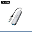 HUB USB-C/USB 3.0 GLINK 5 EN 1 GL-050 4 PUERTOS USB 3.0/1 USB-C