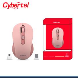 MOUSE CYBERTEL VERTICE PINK CYB M709-3M RECARGABLE CONEXIÓN BLUETOOTH/WIRELESS