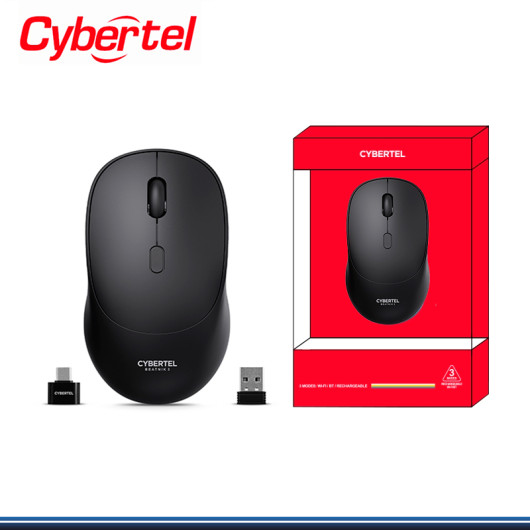 MOUSE CYBERTEL BEATNIK 3 BLACK CYB M704-3M RECARGABLE CONEXIÓN BLUETOOTH/WIRELESS MOUSE CYBERTEL BEATNIK 3 BLACK CYB M704-3M RECARGABLE CONEXIÓN BLUETOOTH/WIRELESS