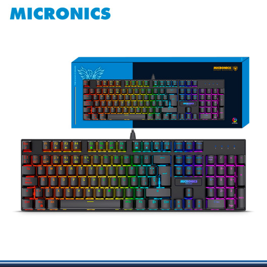 TECLADO MICRONICS MIRAGE GK1003 MECANICO RGB USB TECLADO MICRONICS MIRAGE GK1003 MECANICO RGB USB