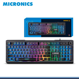 TECLADO MICRONICS AVANTY MIC K710 RAINBOW CONEXIÓN WIRED USB