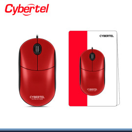 MOUSE CYBERTEL EVOLUTION CYB M234 RED CONEXIÓN WIRED USB