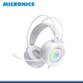 KIT MICRONICS MIRAGE MIC GTX 2003 3W WHITE TECLADO + MOUSE + AUDIFONO
