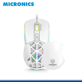 KIT MICRONICS MIRAGE MIC GTX 2003 3W WHITE TECLADO + MOUSE + AUDIFONO