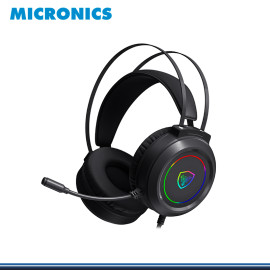 KIT MICRONICS MIRAGE MIC GTX 2003 3K BLACK TECLADO + MOUSE + AUDIFONO