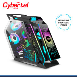 CASE CYBERTEL TRANSFORMER CBX 8118 ARGB SIN FUENTE VIDRIO TEMPLADO USB 3.0/USB 2.0