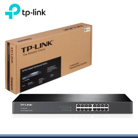 SWITCH TP-LINK TL-SG1016 16 PUERTOS GIGABIT 10/100/1000 MBPS RACKEABLE