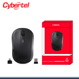 MOUSE CYBERTEL ACCORD CYB M701-3M BLACK RECARGABLE CONEXION WIRELESS & BLUETOOTH