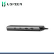 HUB USB TIPO-C UGREEN 5 EN 1 PUERTOS 2 x USB-C 3.2 / 1 x USB-A 3.2 / 1 x USB-A 2.0 / 1 x RJ45 1000BPS (PN:45320)