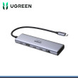 HUB USB TIPO-C UGREEN 7 EN 1 PUERTOS 2xUSB-C 3.2 / 1xUSB-A 3.2 / 1xHDMI 4K 60HZ / 1xPD 100W /1xSD / 1xTF CARD (PN:45521)