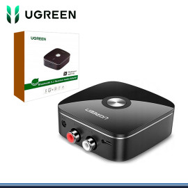 RECEPTOR DE AUDIO UGREEN BLUETOOTH 5.1 WIRELESS 2 EN 1 RCA & 3.5MM (PN:40759)