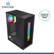 CASE ENKORE BISMARK ENC5008 BLACK ARGB SIN FUENTE VIDRIO TEMPLADO USB 3.0/USB 2.0