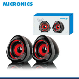 PARLANTE MICRONICS RHAPSODY MIC S315R RED BLACK USB 2.0