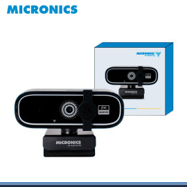 WEBCAM MICRONICS MAGNUS MIC W701 BLACK QHD 2K CONEXION USB