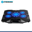 CYBERCOOL HA-K5 BLACK PLASTICO CON METAL COOLER PARA NOTEBOOK