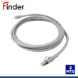 PATCH CORD FINDER CAT.6 DE 2MTS GRIS