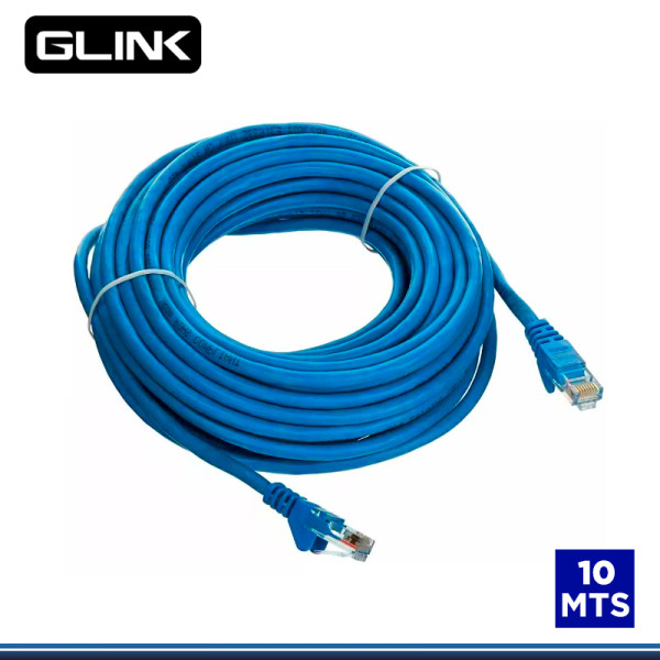 PATCH CORD GLINK CAT.6 DE 10MTS AZUL