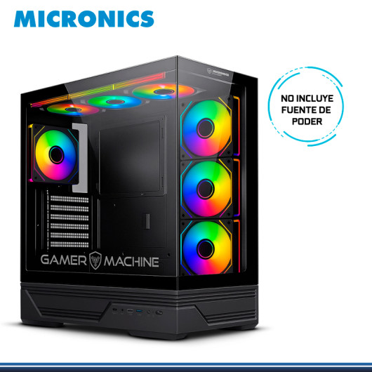CASE MICRONICS RANGER MIC FC1008 ARGB SIN FUENTE VIDRIO TEMPLADO USB 3.0/USB 2.2/USB TIPO-C
