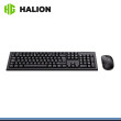 KIT HALION HA-K654C BLACK WIRELESS TECLADO MEMBRANA + MOUSE DPI 1,600