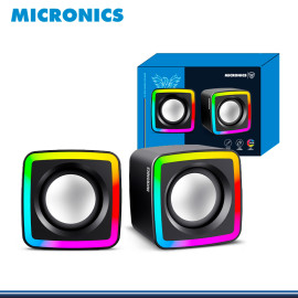 PARLANTE MICRONICS FRANTIC MIC S302 BLACK RGB USB 2.0