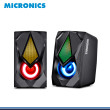 PARLANTE MICRONICS CORSAIR MIC S309-9 BLACK RGB USB 2.0