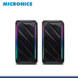 PARLANTE MICRONICS MIRAGE MIC S311U BLACK RGB USB 2.0