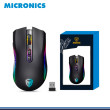 MOUSE MICRONICS KRIPTON 3 MIC GM801-3M RGB CONEXIÓN BLUETOOTH/WIFI/RECARGABLE