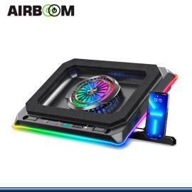 AIRBOOM REVOLUTION AB057 LED RGB COOLER PARA NOTEBOOK
